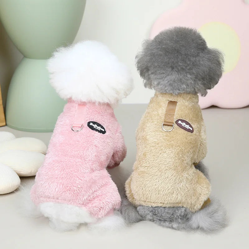 Fleece Winter Sweater for Small Dogs - product detail view
