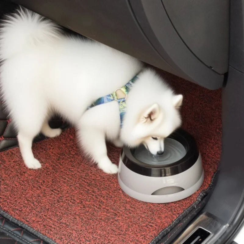 Floating No-Spill Pet Water Bowl - product detail view
