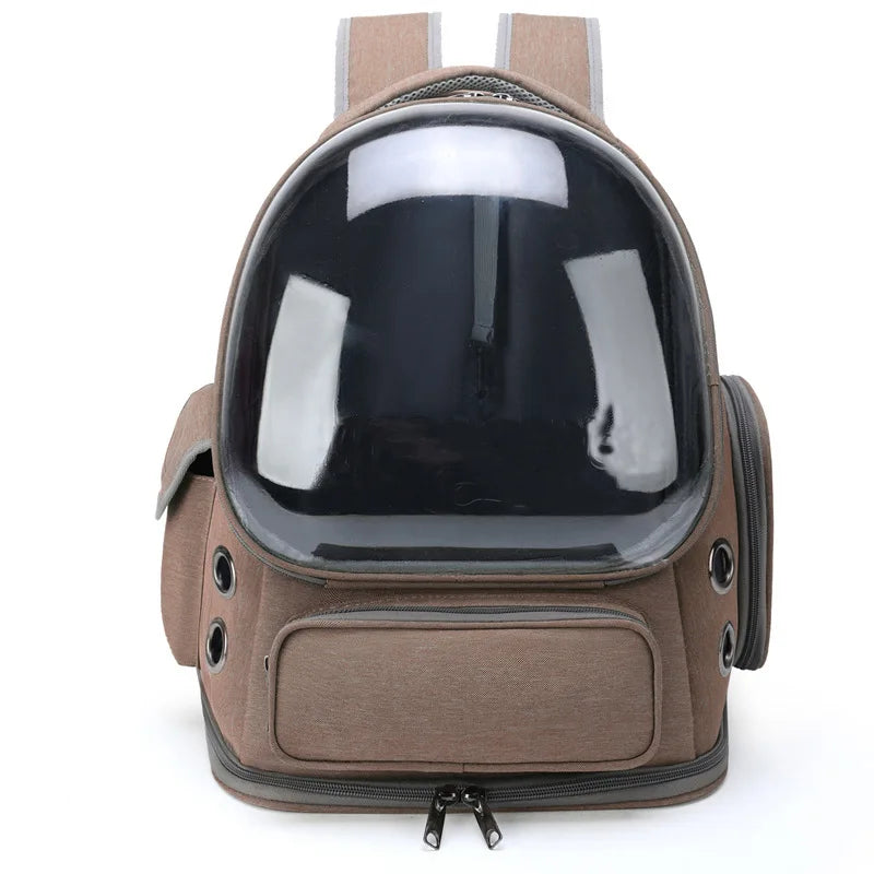 Transparent Travel Backpack Carrier for Cats & Small Dogs