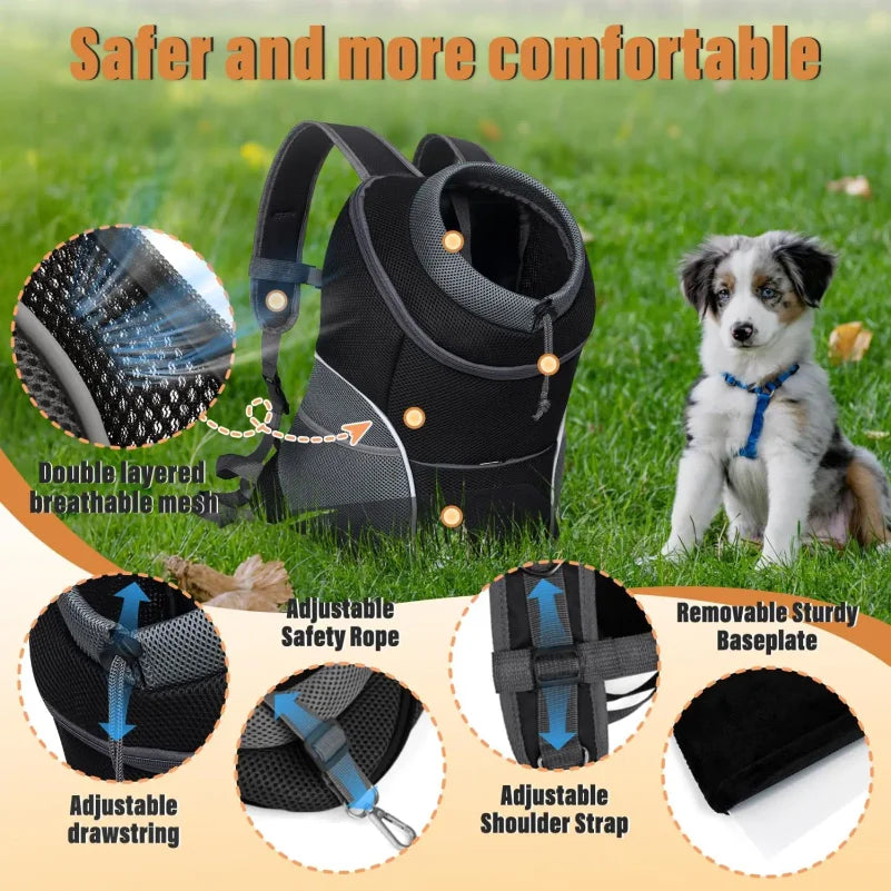 Front-Folded Travel Backpack - product detail view