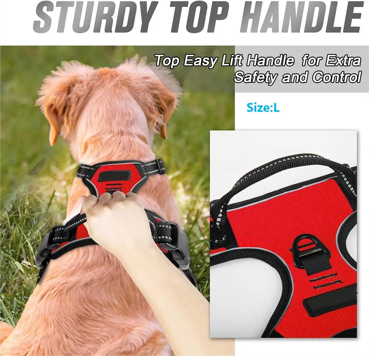 No-Pull Front Clip Harness - product detail view