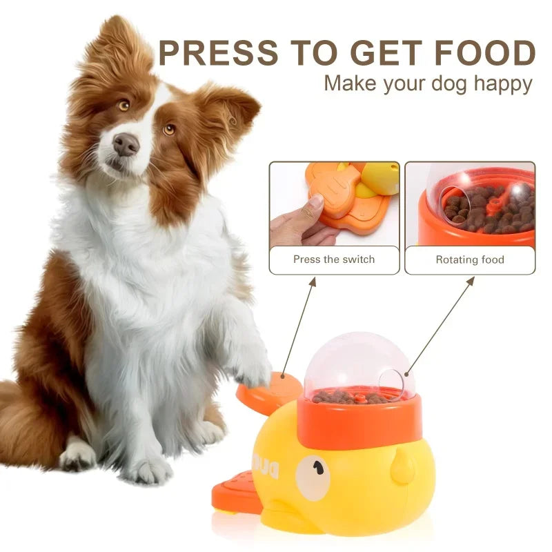 Duck Slow Feeder – Anti-Gulping Treat Dispenser for Dogs