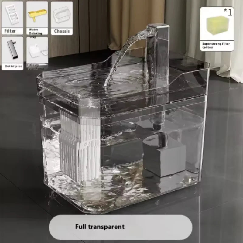 Cat Water Fountain – Filtered Circulating Pet Dispenser