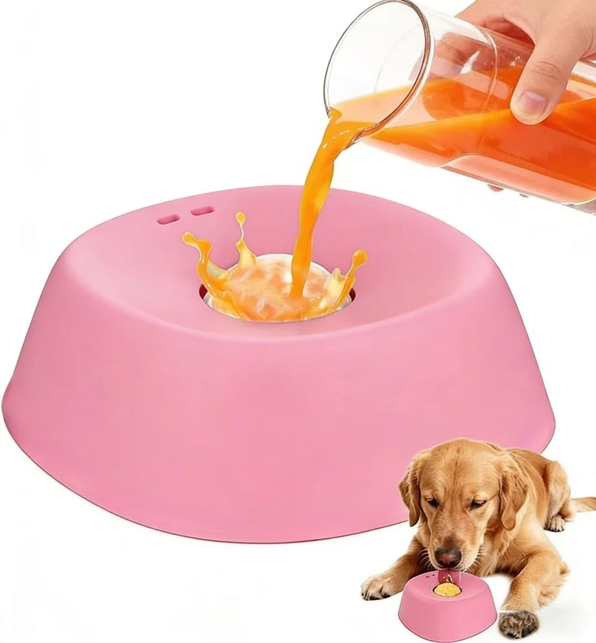 Slow Lick Bowl for Dogs – Anti-Choking Treat Mat