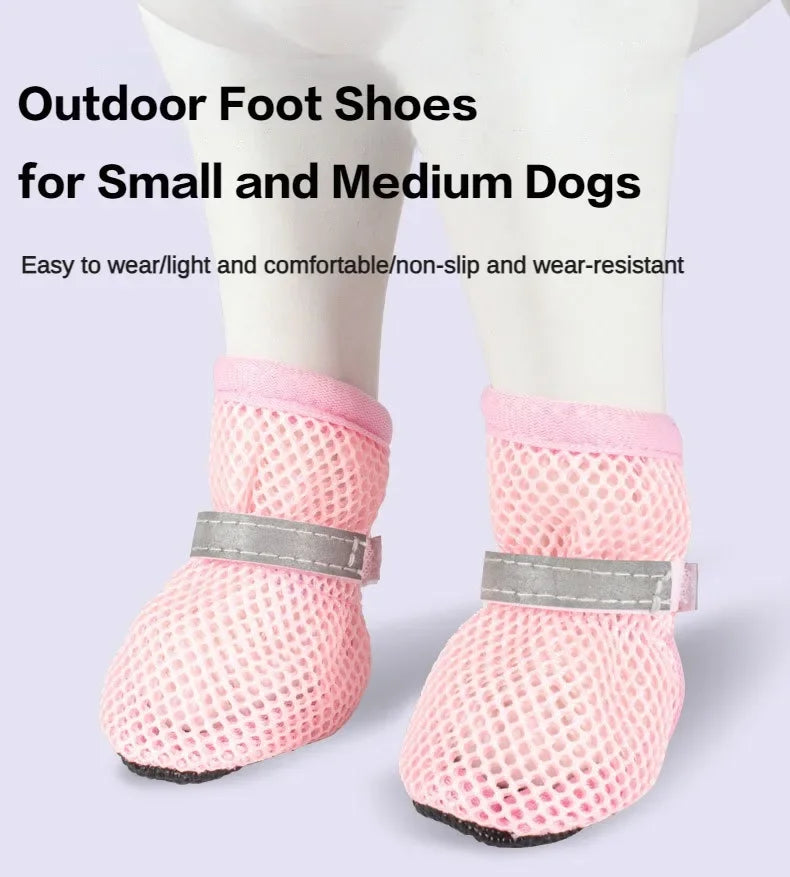 Non-Slip Dog Boots Set of 4 - product detail view