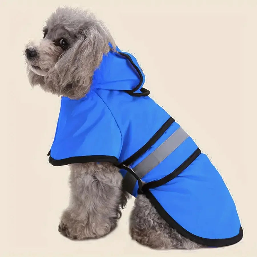 Adjustable Waterproof & Windproof Dog Raincoat