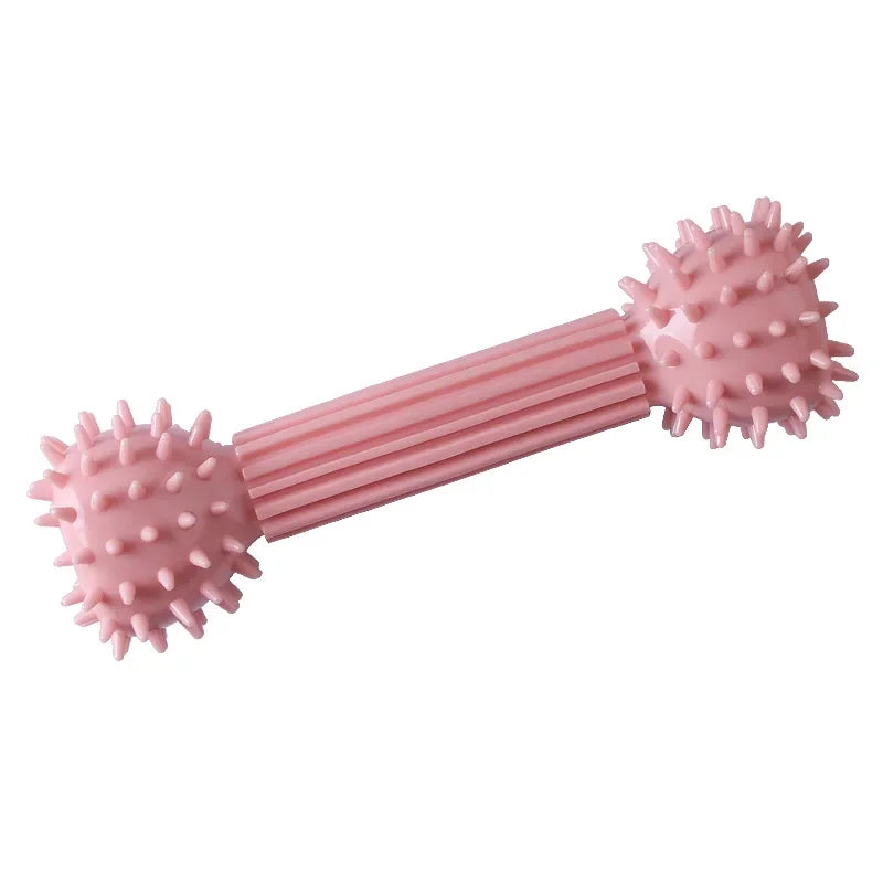 Rubber Bone & Treat Ball Chew Toy Set - product detail view