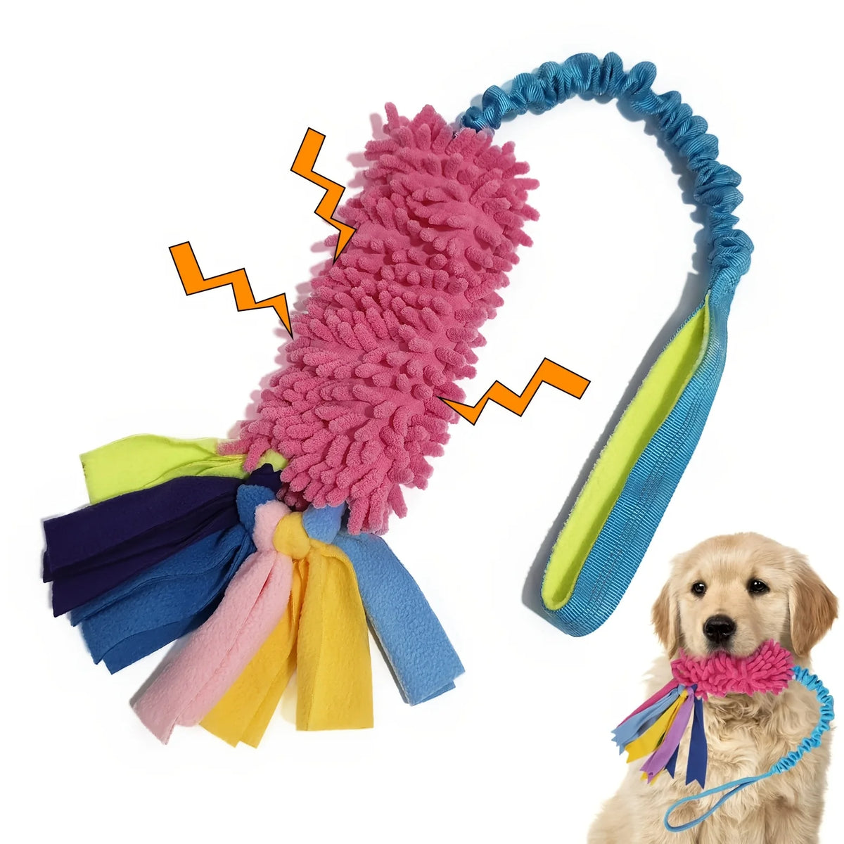 Rope Tug Toy for Aggressive Chewers - close-up of durable rope material
