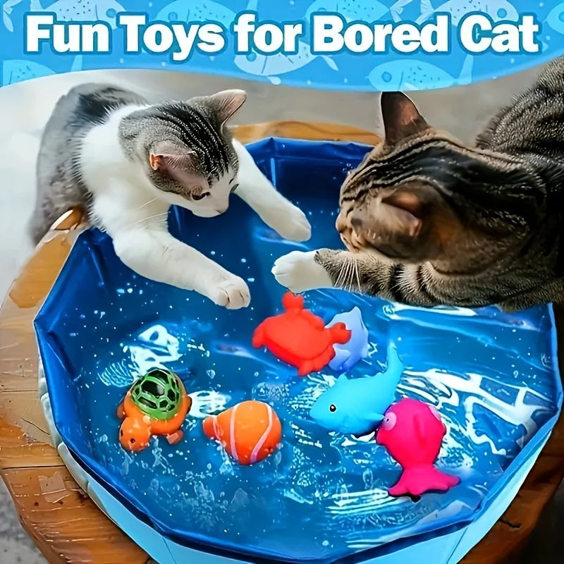 Outdoor Pet Play Pool - dog cooling off in outdoor play pool