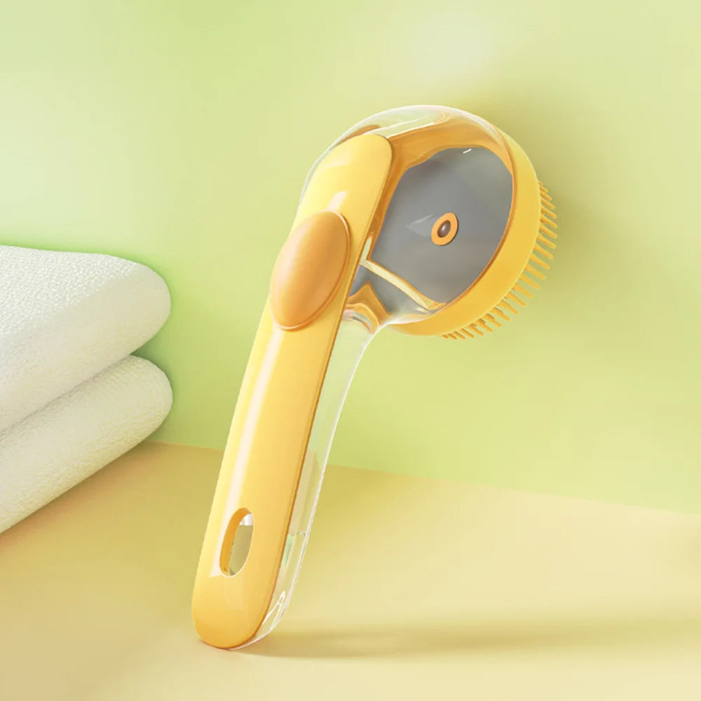 Pet Bath Massage Brush for Small Dogs & Cats
