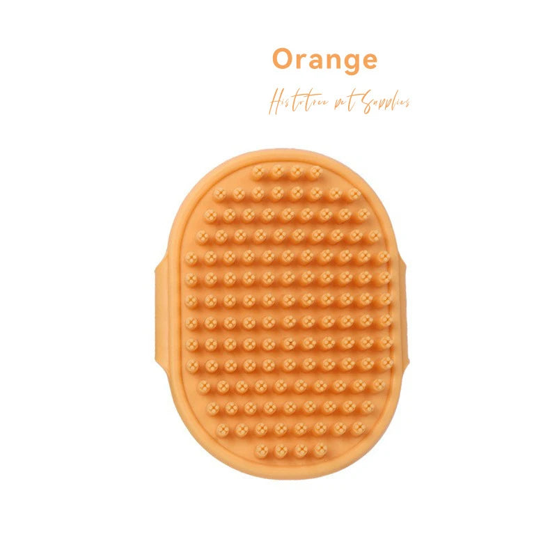 Rubber Bristle Grooming Comb – Shedding & Massage Brush