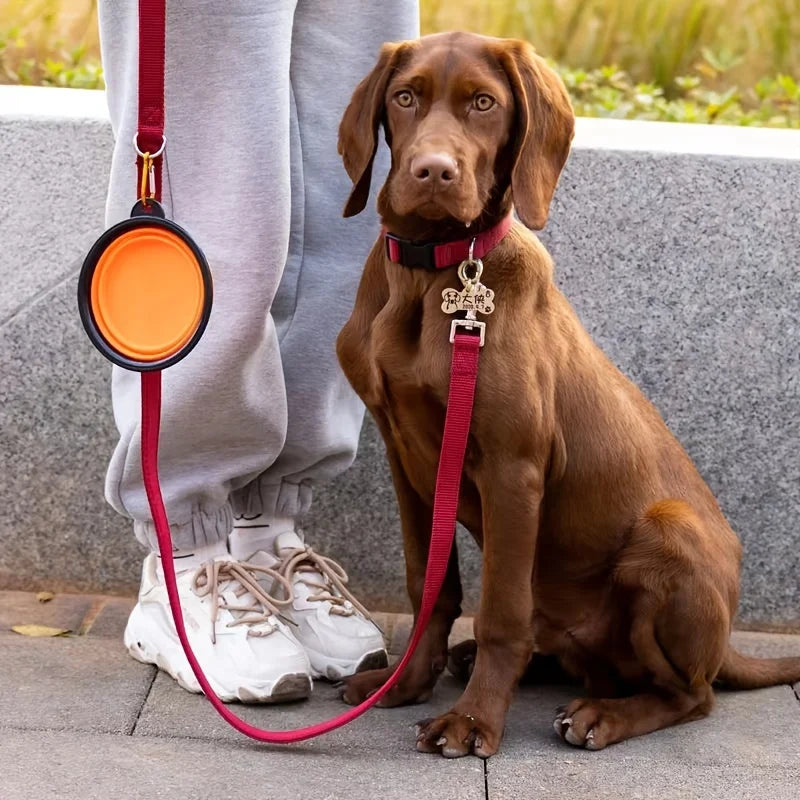Collapsible TPR Travel Bowl for Pets - product detail view