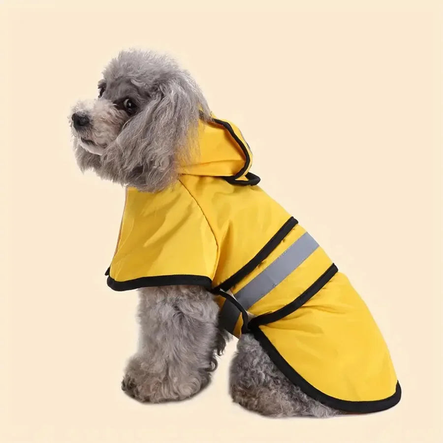 Adjustable Waterproof & Windproof Dog Raincoat - main product photo