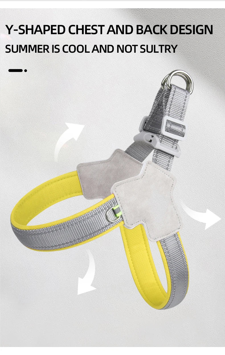 Reflective No-Pull Vest Harness - product detail view