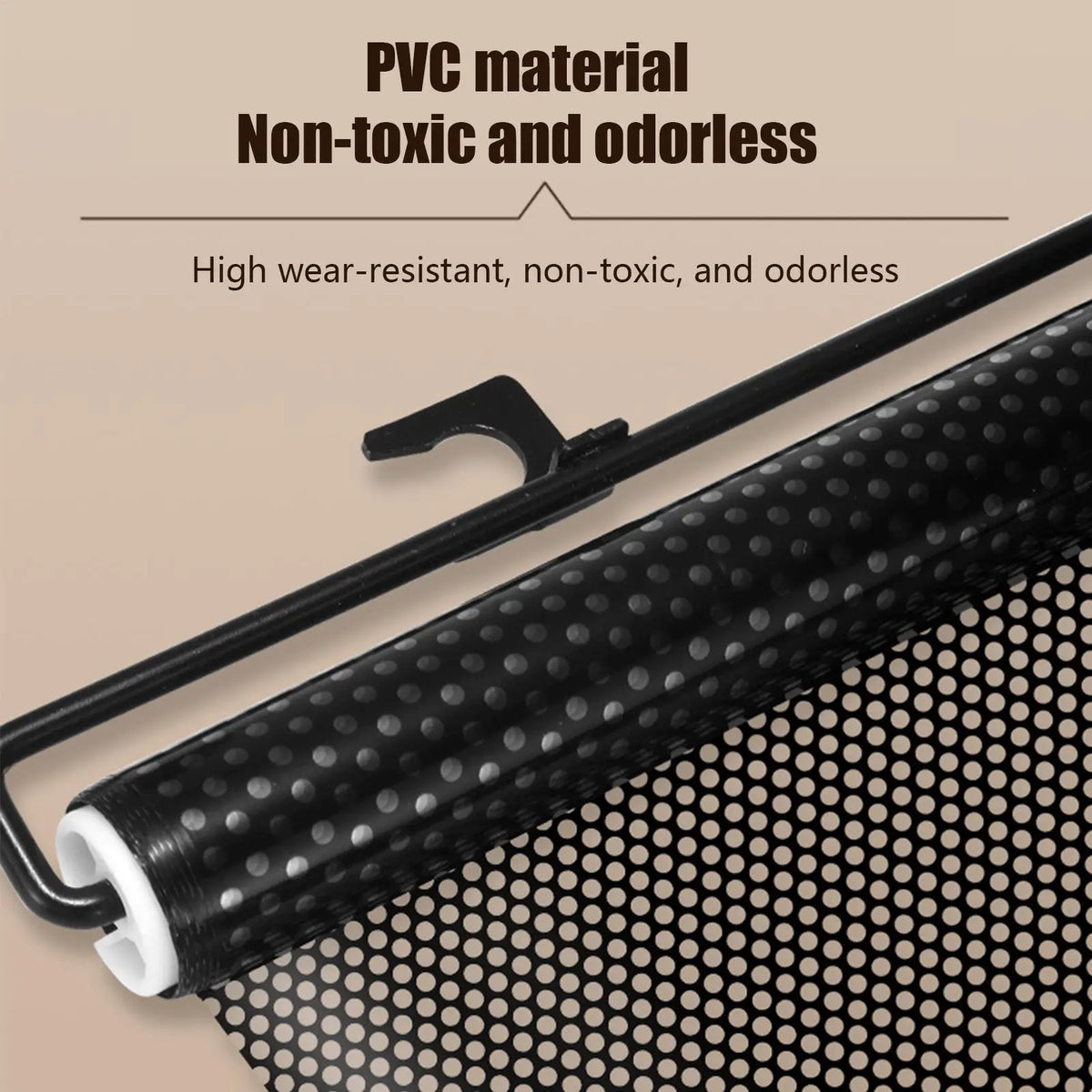 Retractable No-Drill Pet Gate - product detail view