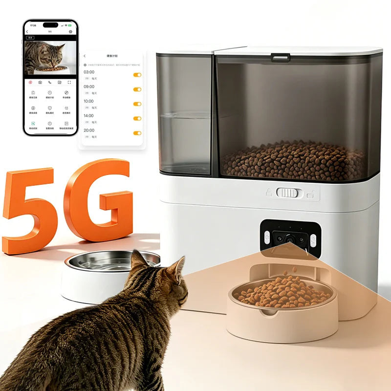 WiFi Automatic Pet Feeder with Camera - product detail view