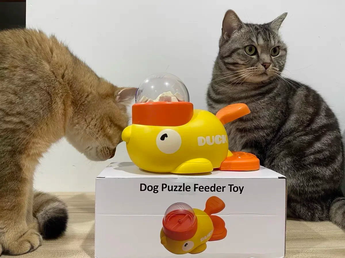 Duck Slow Feeder – Anti-Gulping Treat Dispenser for Dogs