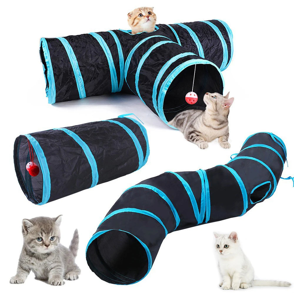 Foldable Cat Play Tunnel - main product photo