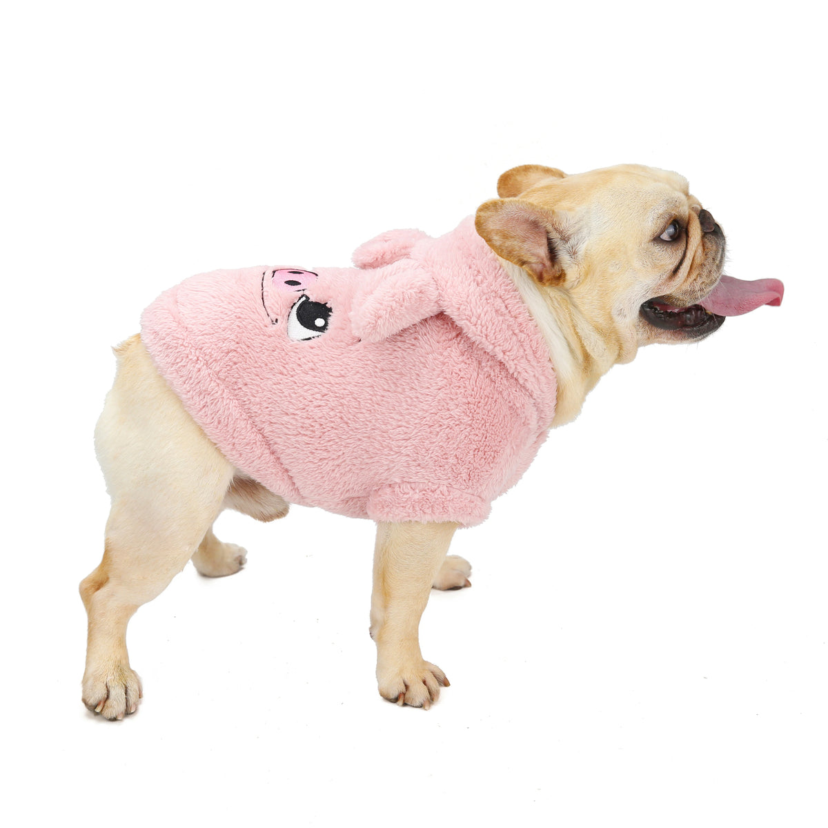 Winter Dog Hoodie Coat - product detail view