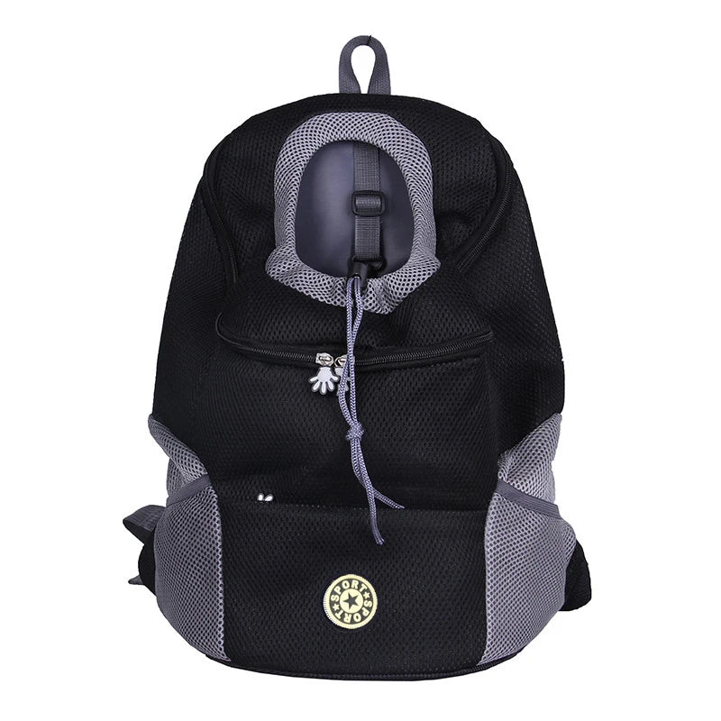 Front-Folded Travel Backpack for Small Dogs & Cats