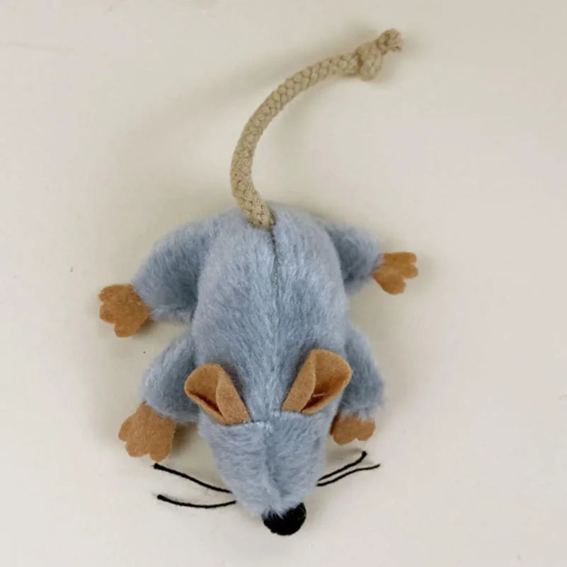 Plush Mouse Cat Toy with Sound - product detail view