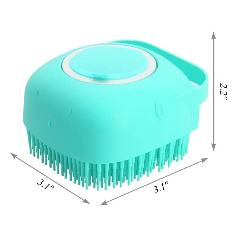 Compact Silicone Shampoo Brush - product detail view