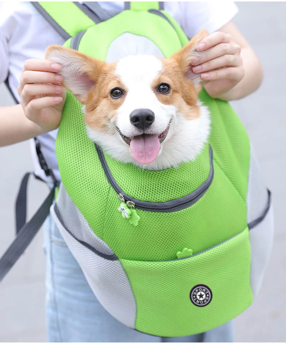 Reflective Front Pack Pet Carrier for Hiking & Outdoors