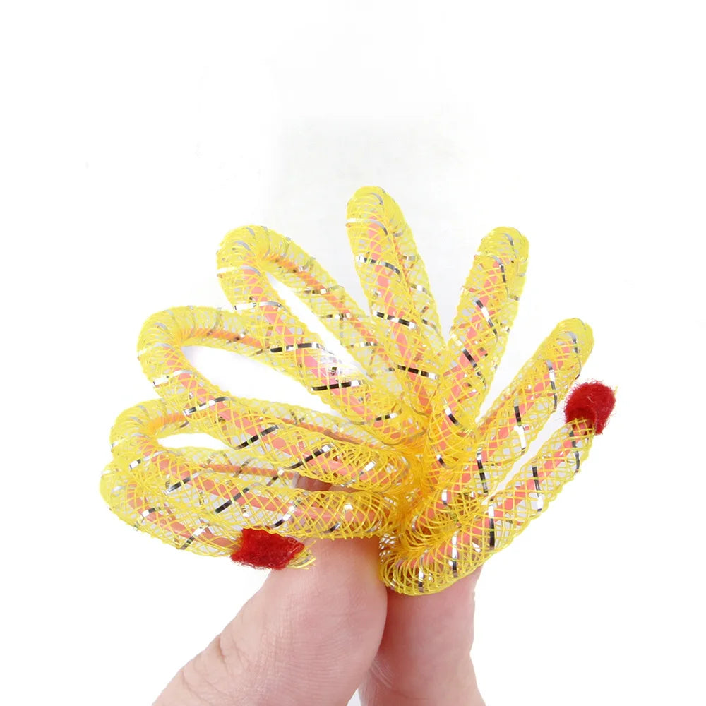 Coil Spring Cat Toy - close-up of coiled spring design