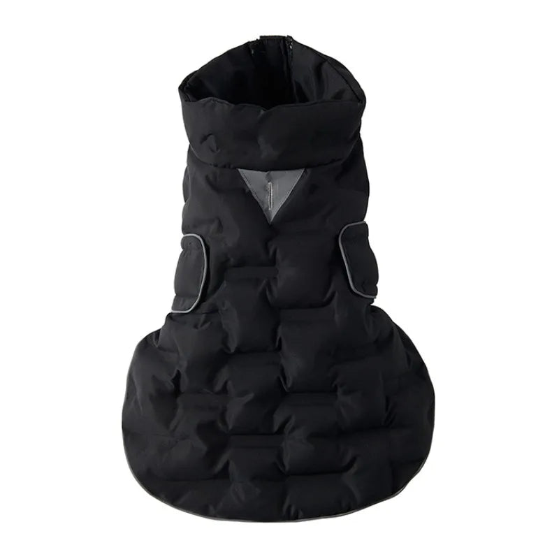 Windproof Cotton-Padded Dog Coat - product detail view