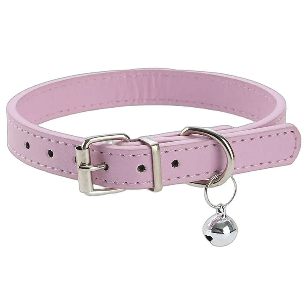 Leather Bell Collar for Dogs - main product photo