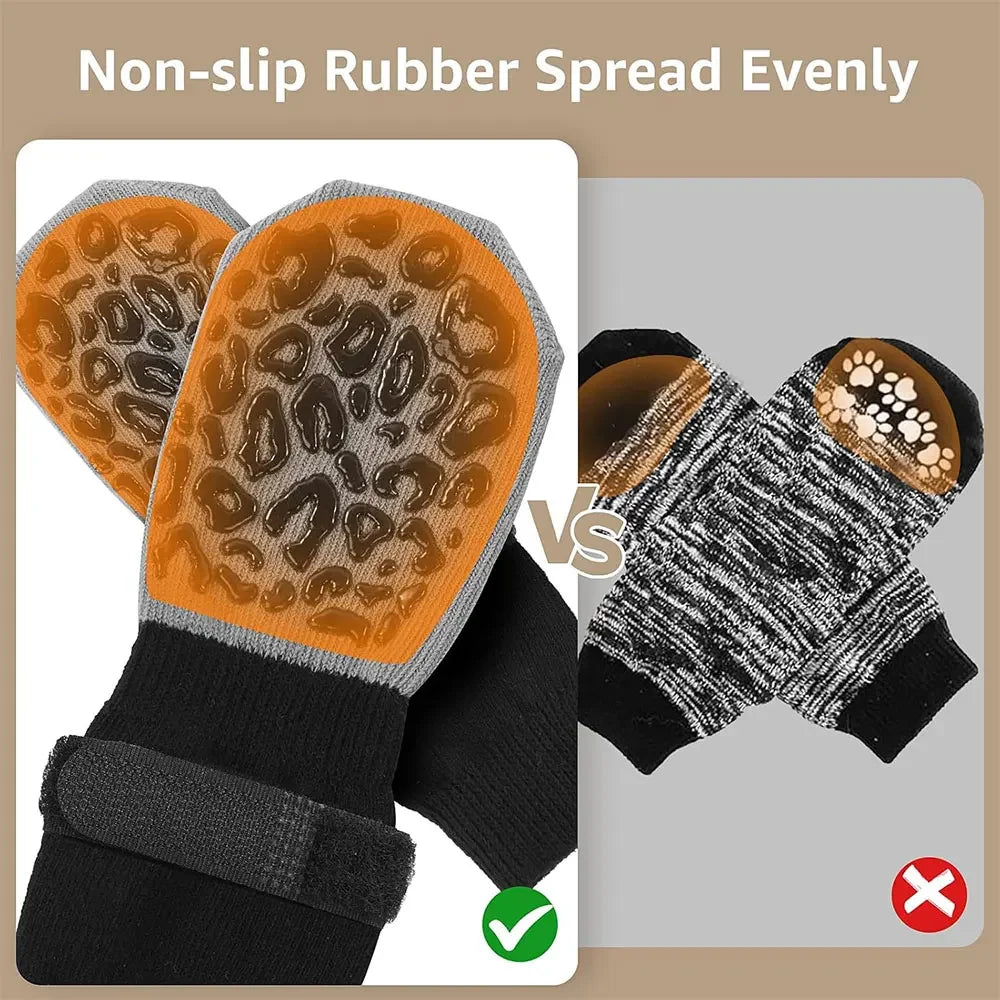 Anti-Slip Paw Protectors - close-up of traction-control sole
