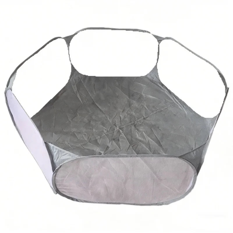 Foldable Transparent Pet Playpen – Portable Fence Tent