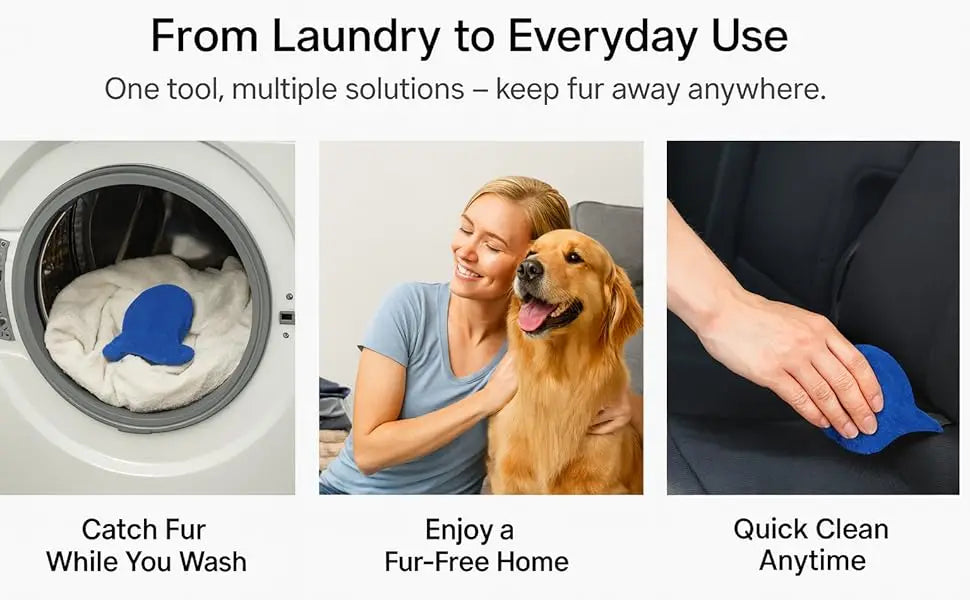 Reusable Pet Hair Remover 6-Pack - product detail view