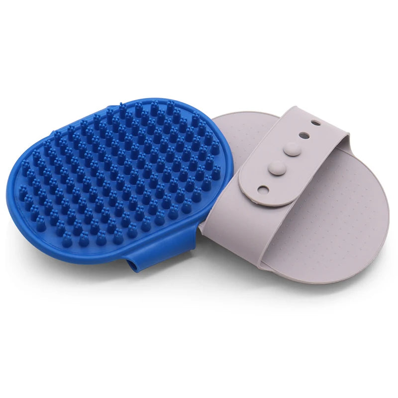 Rubber Bristle Grooming Comb - grooming pet with rubber bristle comb