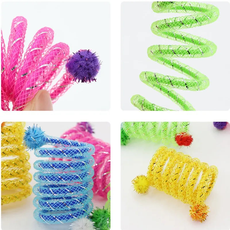 Elastic Spring Cat Toy - product detail view