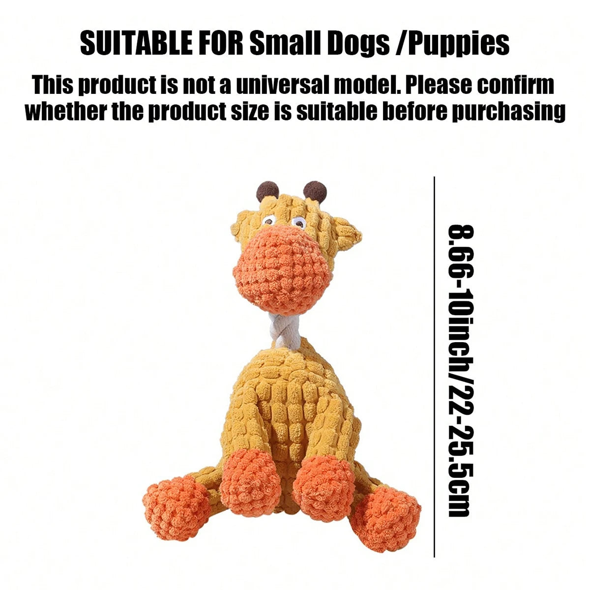 Squeaky Donkey Plush Toy for Dogs - product detail view
