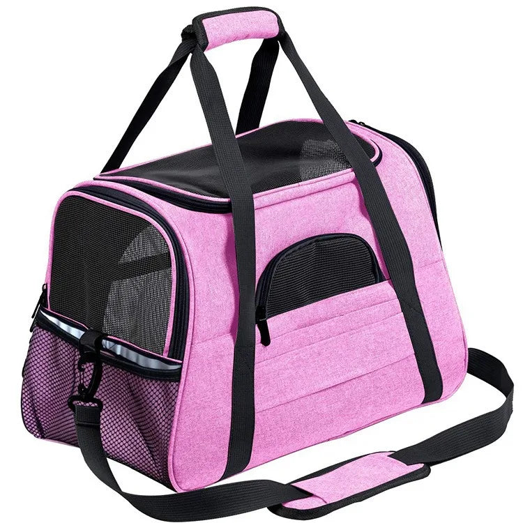 Airline-Approved Soft Pet Carrier Bag with Cushion