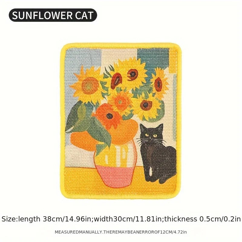 Wall-Mounted Cat Scratching Mat – Space-Saving Design