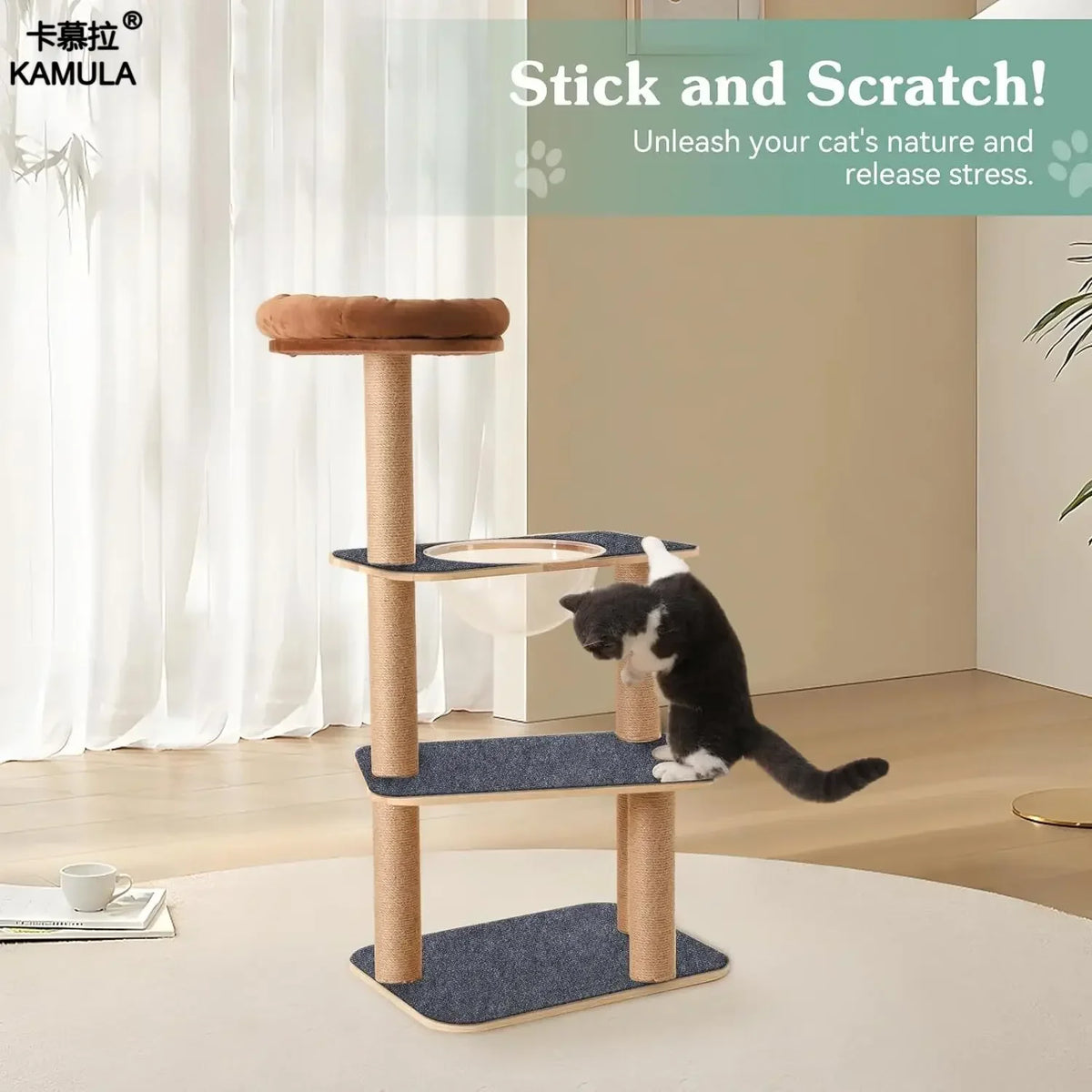 Self-Adhesive Cat Scratching Mat – Furniture Protector