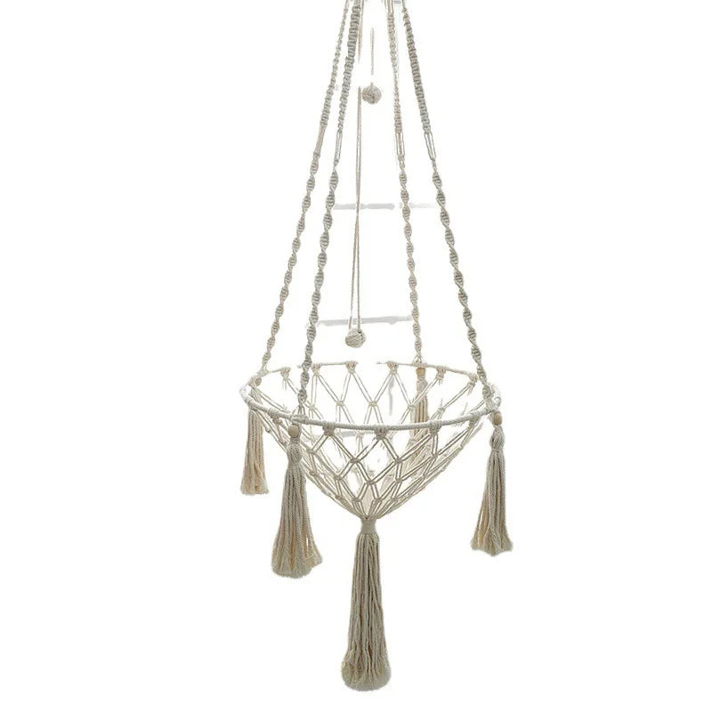 Hand-Woven Cotton Rope Cat Hammock