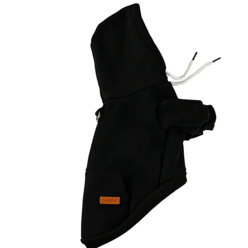 Fleece Dog Hoodie Outdoor Sweatshirt - product detail view