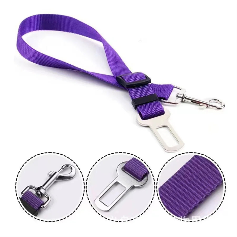 Adjustable Car Seat Belt for Pets - product detail view