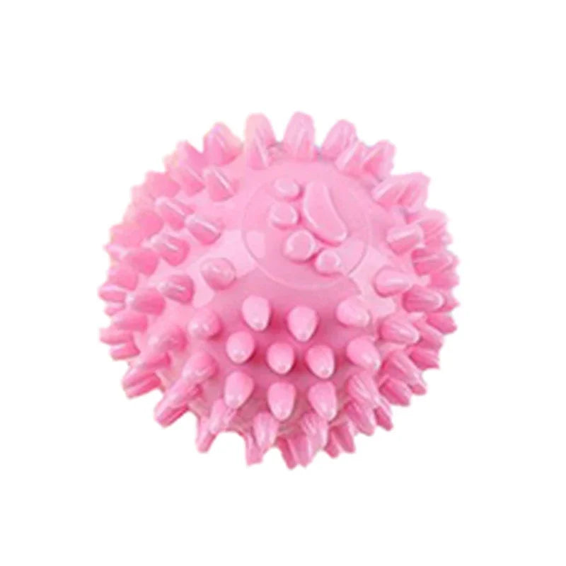 Rubber Bone & Treat Ball Chew Toy Set for Small Dogs
