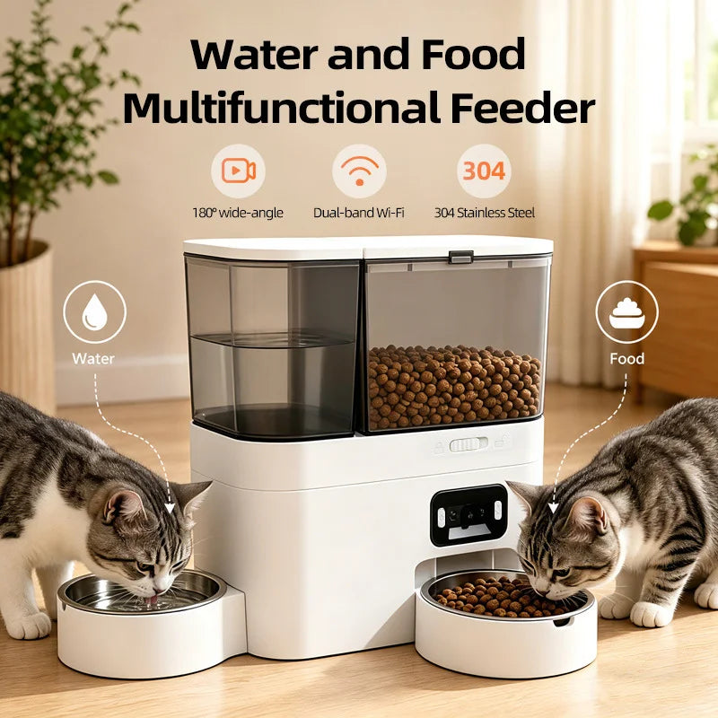 WiFi Automatic Pet Feeder with Camera - product detail view