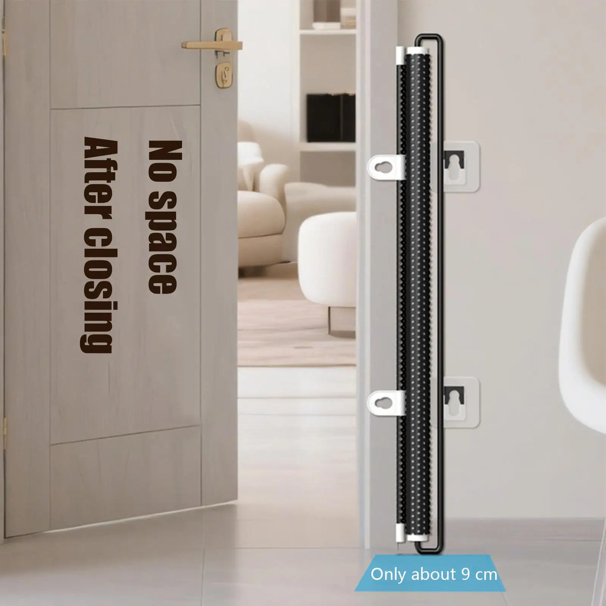 Retractable No-Drill Pet Gate - product detail view