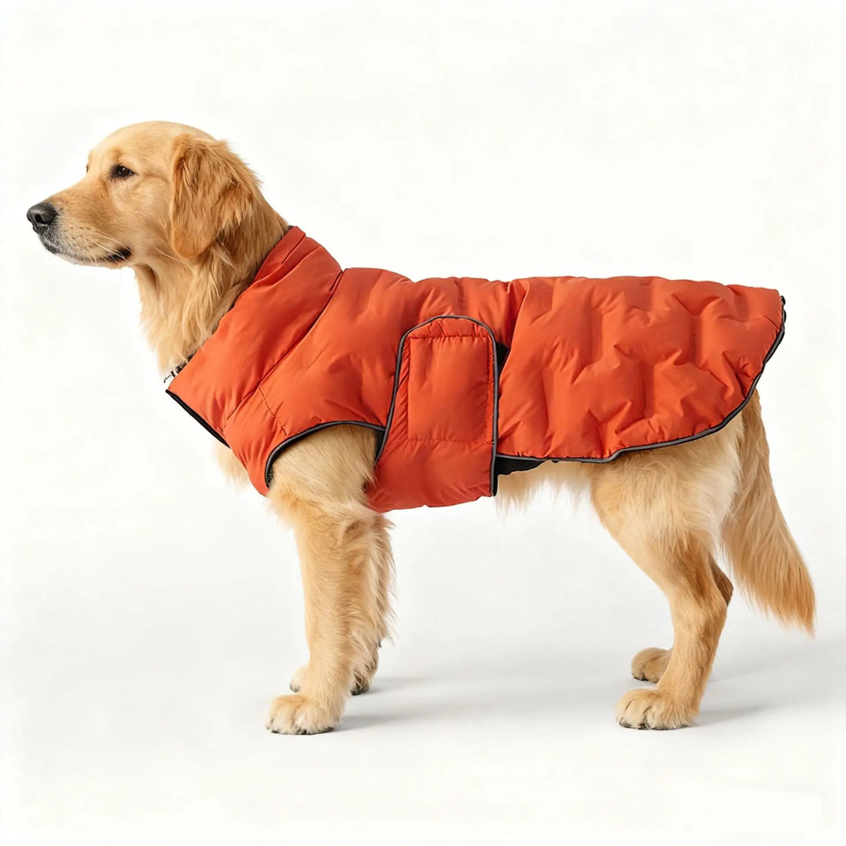 Windproof Cotton-Padded Dog Coat - product detail view