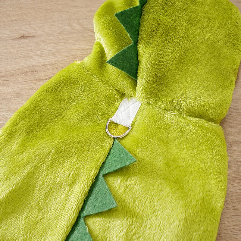 Dinosaur Costume Hoodie for Dogs - product detail view