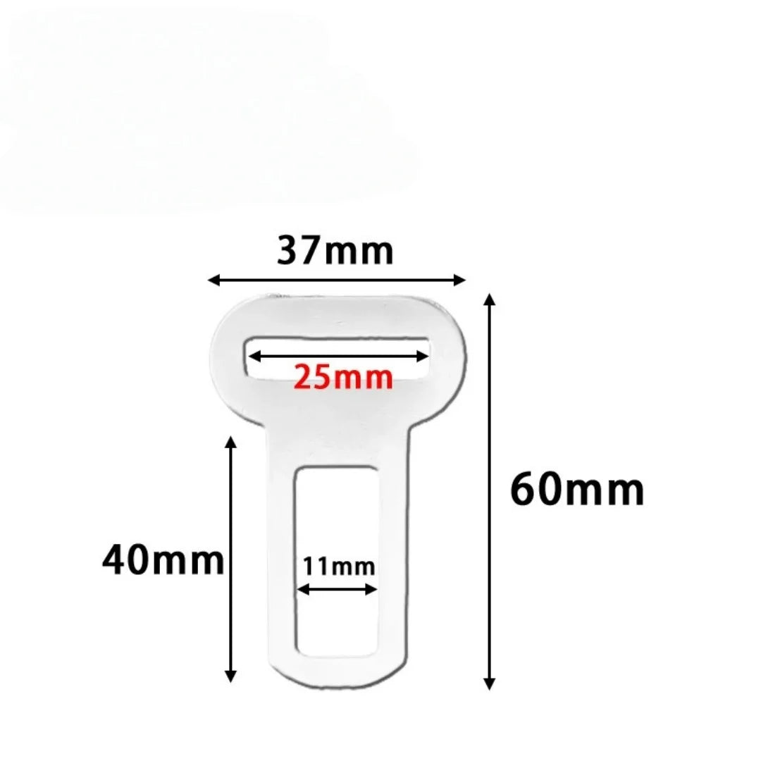 Rust-Proof Pet Seat Belt Clip - product detail view