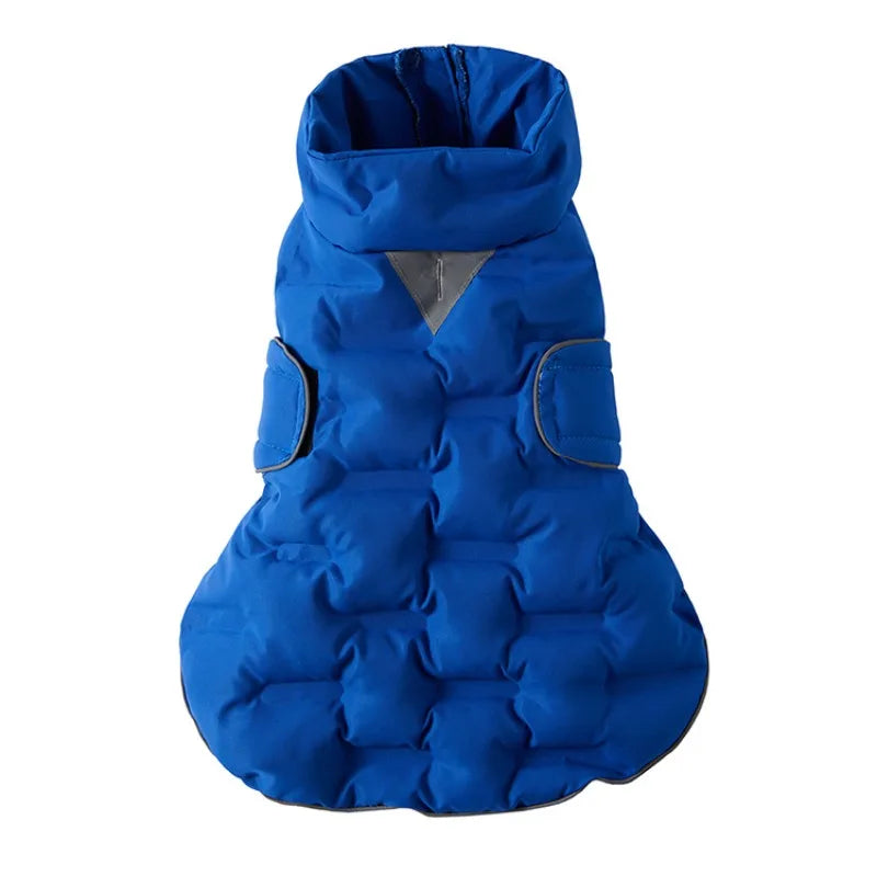 Windproof Cotton-Padded Dog Coat - product detail view