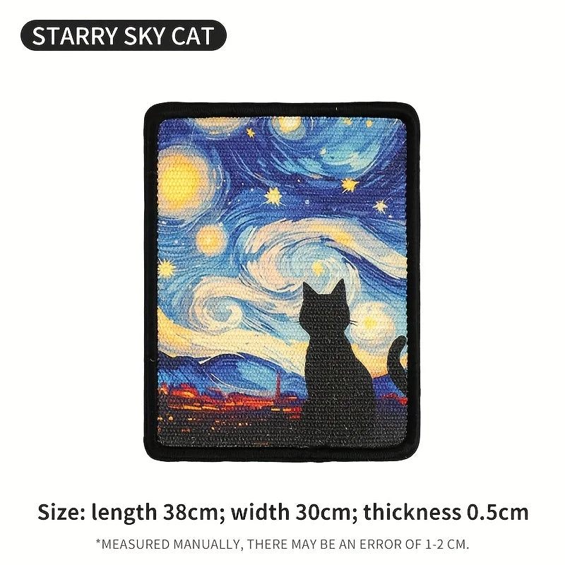 Wall-Mounted Cat Scratching Mat – Space-Saving Design